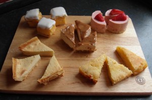 Selection of deserts            